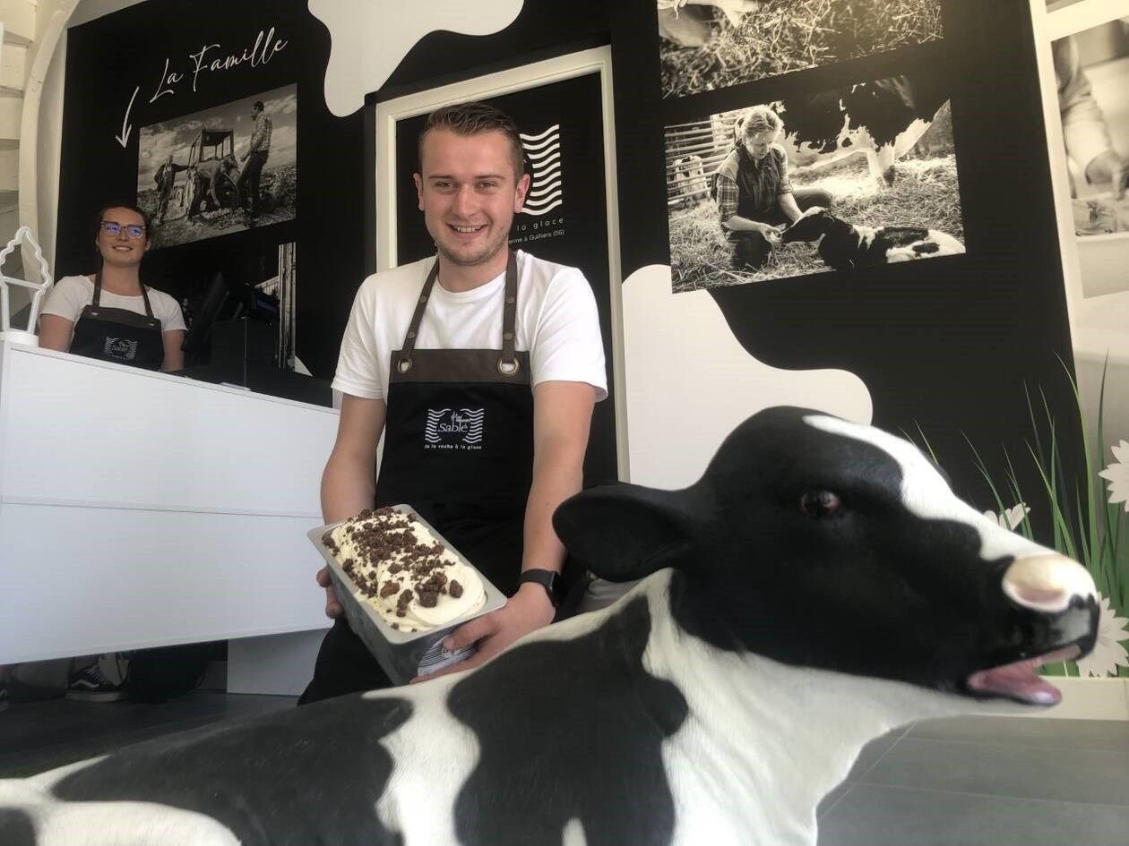Glacier fermier à Vannes : l’artisan présente sa crème glacée