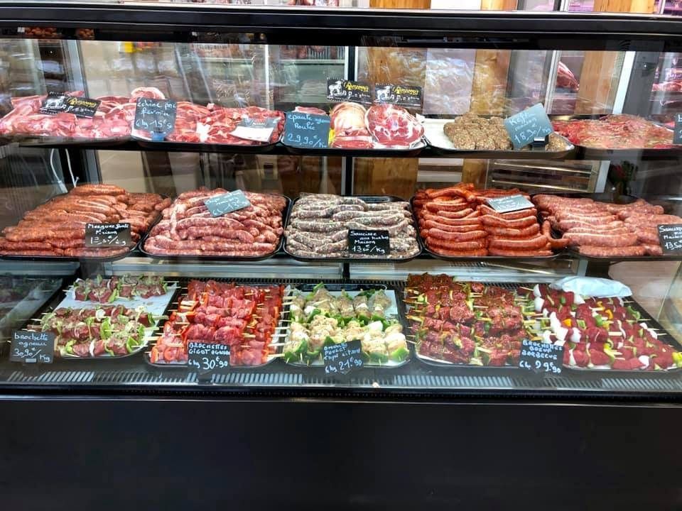 Vitrine réfrigérée de boucherie